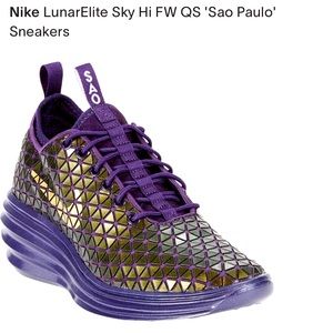 GUD Nike Lunar-elite Sky Hi Sao Paolo platform wedge sneakers